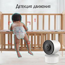 Видеоняня, камера видеонаблюдения беспроводная 2 Mp Орбита OT-VNI64 Белая