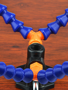 Третья рука для пайки с лупой 4 руки Помощник PM-INP23