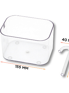 Поилка для кошек автоматическая с подсветкой 1.5л, фонтан TITAVIN TI-ADF001