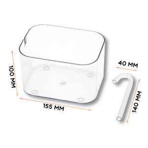 Поилка для кошек автоматическая с подсветкой 1.5л, фонтан TITAVIN TI-ADF001