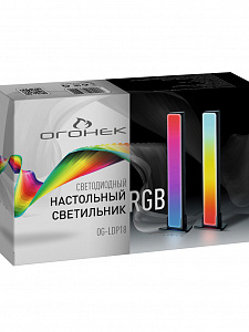 Светильник настольный декоративный для ПК RGB Огонёк OG-LDP18