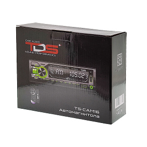 TDS TS-CAM16 автомагнитола+пульт на руль (радио,USB,bluetooth)