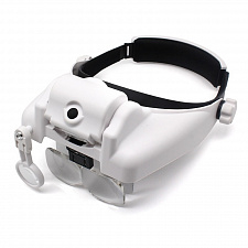 Лупа очки налобная увеличительная с подсветкой Орбита OT-INL64