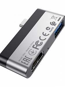 BOROFONE DH2 переходник (гнездо HDMI/USB - штекер Type-C)