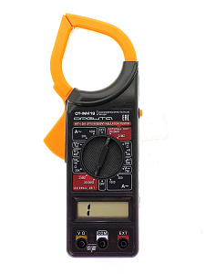 Мультиметр цифровой с прозвонкой, клещи токовые тестер тока и напряжения Орбита OT-INM19