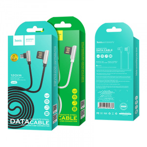 HOCO U42 Белый кабель USB 2.4A (microUSB) 1.2м
