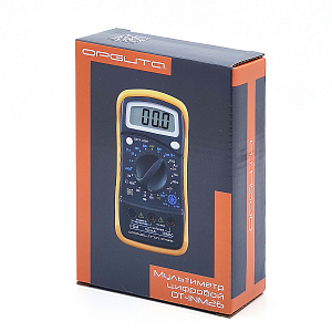 Мультиметр цифровой с прозвонкой в калоше тестер тока и напряжения Орбита OT-INM26