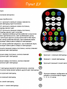 Световая установка Диско шар с лазерами Огонёк OG-LDS20