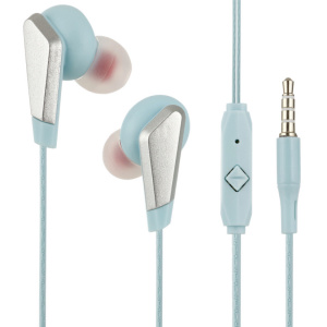 JIAYU JY-374 Голубые наушники вакуум - гарнитура (3.5мм)