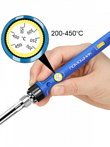 Паяльник электрический с терморегулятором, набор 24 в 1 Помощник PM-INP31