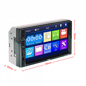 TDS TS-CAM06 автомагнитола 2DIN (радио,USB,bluetooth)