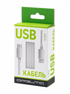 Орбита OT-SMT30 Белый кабель 3.6А (TYPE C - TYPE C) 1м