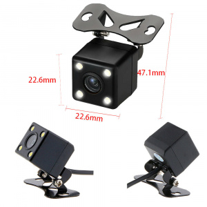 TDS TS-CAV33 Монитор 2 канала и камера автомобильные в наборе (4.3",800*480,9-32В)