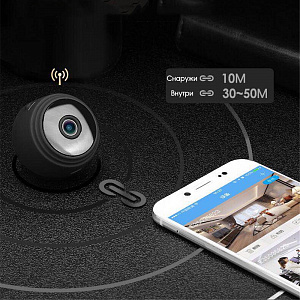 Беспроводная мини IP камера видеонаблюдения Wi-Fi Орбита OT-VNG10