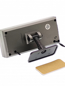 Часы автомобильные с подсветкой, вольтметром и термометром VST 815