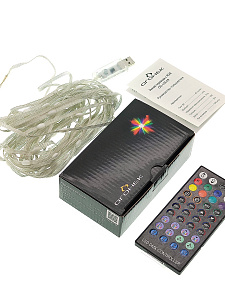 Умная светодиодная гирлянда 10 метров Bluetooth Огонёк OG-LDG19