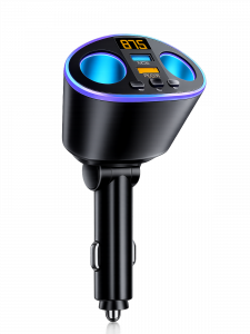 FM-модулятор трансмиттер автомобильный + разветвитель с Bluetooth TDS TS-CAF25