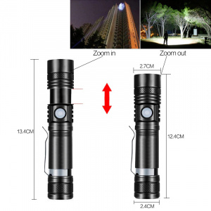 Фонарь ручной аккумуляторный, карманный Следопыт PT-FLR12