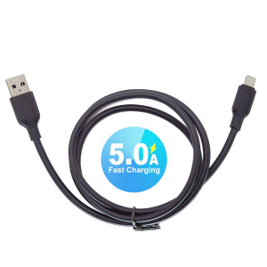 Орбита OT-SMI26 Черный кабель USB 5A (iOS Lightning) 1м