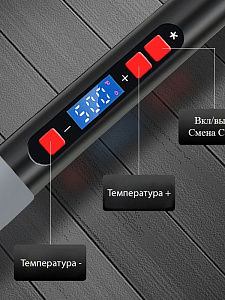 Паяльник электрический 80Вт с терморегулятором и дисплеем Помощник PM-INP34