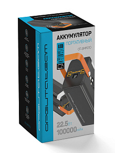 Повербанк внешний аккумулятор 100000 mAh Орбита OT-SMP01D