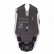 Орбита OT-PCM71 Черная игровая мышь беспроводная (USB, 2.4ГГц, аккум, 10м) 
