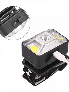 Патриот PT-FLG31 фонарь налобный (3L, аккум)