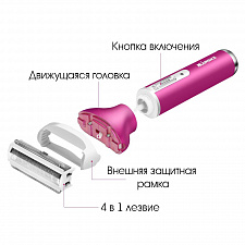 Marske MS-2212 Розовый набор для стрижки (4 в 1)