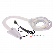 Лампа лупа с подсветкой напольная на колесиках для косметолога Орбита INL87