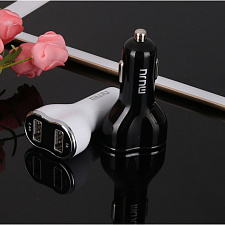 MUJU MJ-C10 ЗУ авто USB + кабель Micro USB (5B,2400mA)