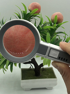 Лупа ручная, лупа настольная увеличительная с подсветкой Орбита OT-INL93