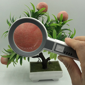 Лупа ручная, лупа настольная увеличительная с подсветкой Орбита OT-INL93