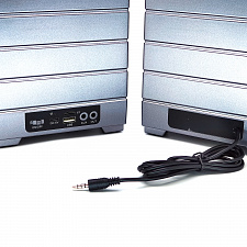 SDRD SD-128 Серая Караоке система (2 микр, Bluetooth 4.2) МЯТАЯ УПАКОВКА