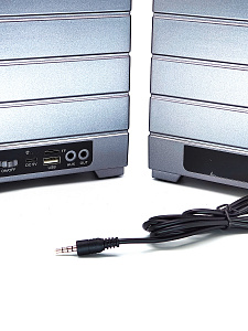 SDRD SD-128 Серая Караоке система (2 микр, Bluetooth 4.2) МЯТАЯ УПАКОВКА