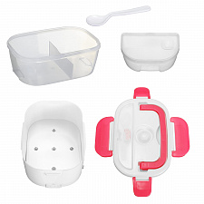 Ланч-бокс для еды с подогревом 220В Огонёк OG-HOG01 Красный