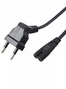 Кабель питания сетевой C7 1.5м Орбита OT-ELS09 Черный