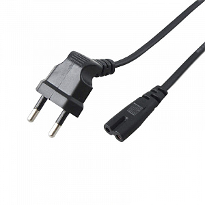 Кабель питания сетевой C7 1.5м Орбита OT-ELS09 Черный