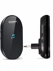 Звонок беспроводной сетевой 45 мелодий Орбита OT-HOC21 Черный