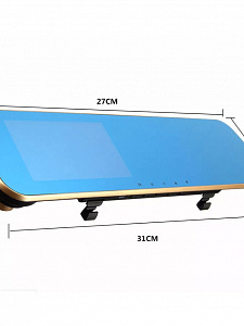 Видеорегистратор автомобильные зеркало с камерой заднего вида TDS TS-CAR12