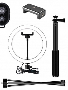 Огонек OG-SMH02 лампа кольцевидная со штативом (26см)