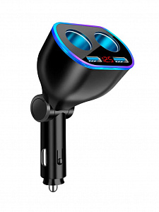 TDS TS-CAU67 Разветвитель авто (2 гнезда + 2*USB)