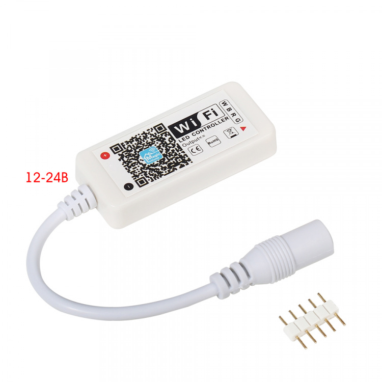 Огонек OG-LDL23-1 LED контроллер DC 12-24В (Wi-Fi, RGBW, 5PIN)