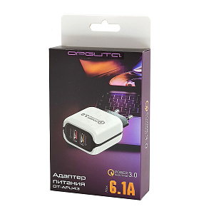 Зарядное устройство для телефона с быстрой зарядкой Орбита OT-APU43