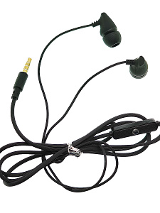 Орбита OT-ERG56 Черные наушники-гарнитура (3.5мм)