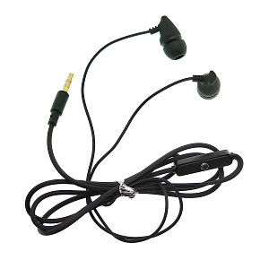 Орбита OT-ERG56 Черные наушники-гарнитура (3.5мм)
