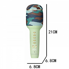 WSTER WS-900 Камуфляж микрофон беспроводной (Bluetooth, динамики, USB)