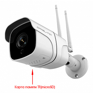 Орбита OT-VNI48 Белая видеокамера IP-WI-FI (1920*1080, 2Mpix, 3,6мм, металл)