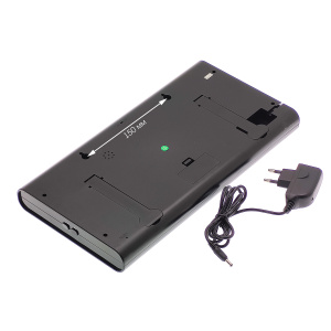 VST 795S-4 Зеленые часы настенные (температура,влажность)