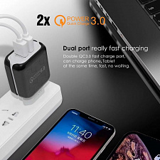 Зарядное устройство для телефона с быстрой зарядкой Орбита OT-APU43