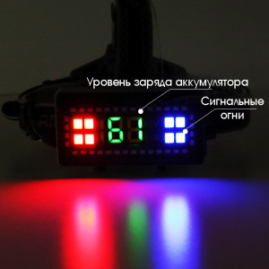 Патриот PT-FLG42 фонарь налобный (1L, 2*18650, ZOOM)